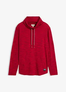 Långärmad tröja med sjalkrage, bonprix