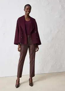 Smal byxa med ull, bonprix