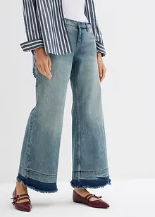 Wide Leg Jeans Mid Waist, bonprix