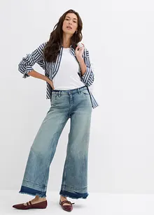 Wide Leg Jeans Mid Waist, bonprix