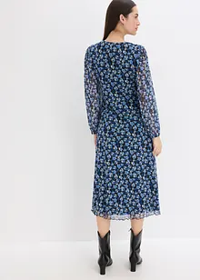 Midiklänning av mesh, bonprix