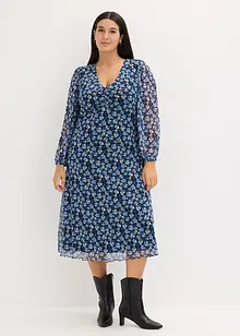 Midiklänning av mesh, bonprix