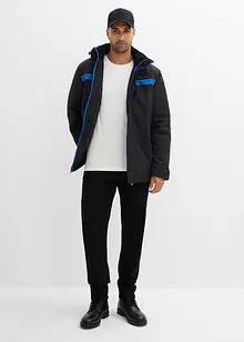 Vattentät funktionsjacka med avtagbar huva, bonprix