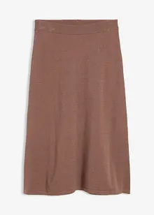 Stickad kjol, bonprix