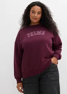 Oversized sweatshirt av bomullsmix, bonprix