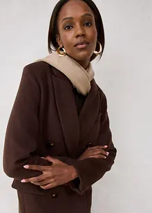 Kavajkappa i mjuk ullblandning, bonprix