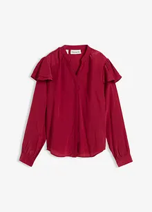 Blus med sidenandel, bonprix