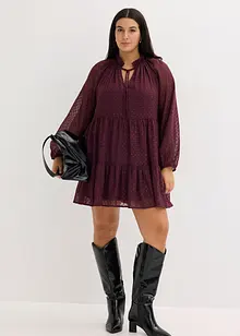 Tunikaklänning med glittrig effekt, bonprix