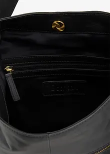 Handväska i skinn, bonprix