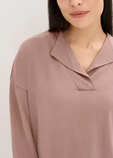 Oversizetopp och byxa i mjuk bomull, bonprix