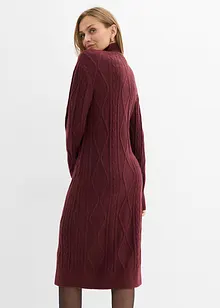 Flätstickad klänning, bonprix