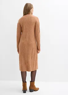 Flätstickad klänning, bonprix