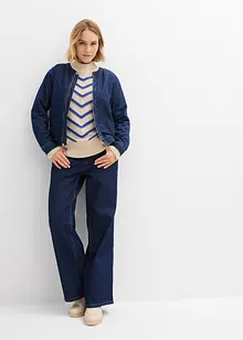 Tröja med strukturränder, bonprix