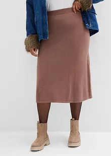 Stickad kjol, bonprix