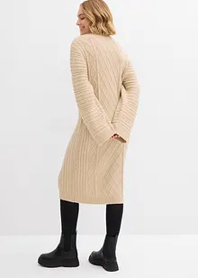 Stickad klänning, bonprix