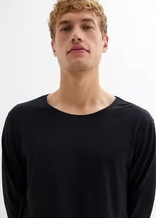 Långärmad pyjamas i ren bomull, bonprix