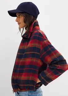 Blusjacka med yllelook, bonprix