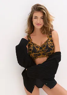 Avlastande BH utan bygel, med vadderade axelband, bonprix