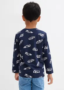 Långärmad tröja med ekologisk bomull (2-pack), bonprix