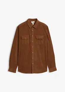 Manchesterskjorta i bomull med elastan, bonprix