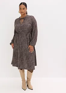 Mellanlång jerseyklänning, bonprix