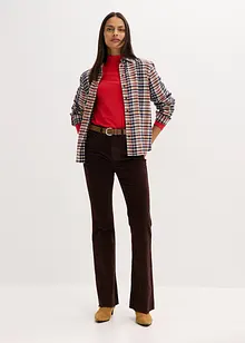 Utsvängd manchesterbyxa, bonprix