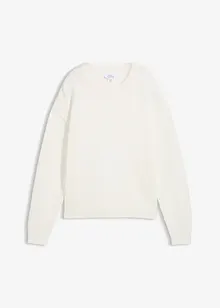 Oversizetröja av ren bomull, bonprix