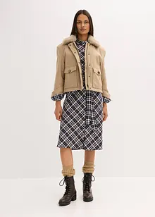 Vinterjacka i ullig stil, bonprix