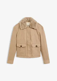 Vinterjacka i ullig stil, bonprix