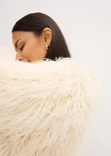 Oversizejacka i pälsimitation, bonprix