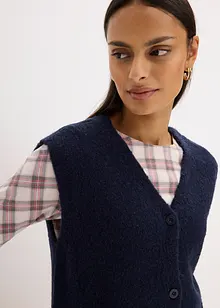 Stickad väst, bonprix