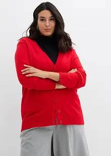 Cardigan i mjuk viskosmix, bonprix