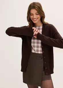 Cardigan i mjuk viskosmix, bonprix