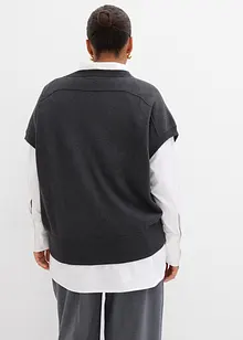 Slipover av ren bomull, bonprix