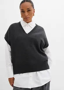 Slipover av ren bomull, bonprix