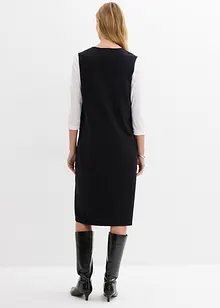 Stickad klänning i bomull, bonprix