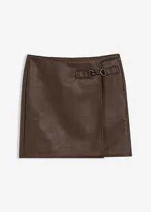 Kjol i skinnimitation, bonprix