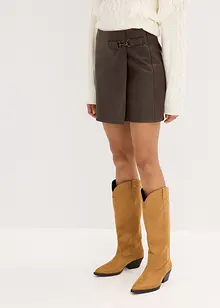 Kjol i skinnimitation, bonprix