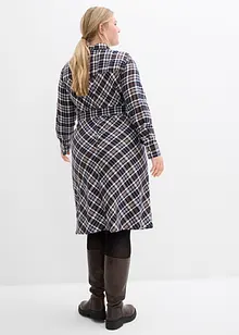 Skjortklänning i mjuk flanell, bonprix