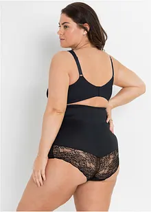 Hipstertrosa med spetsinfällning och  kraftigt formande effekt, bonprix