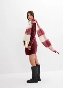 Mammaklänning med amningsöppning, av mjuk sammet, bonprix