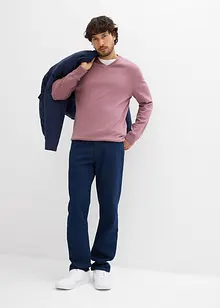 Finstickad tröja med V-ringning, bonprix