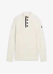 Tröja med ståkrage, med återvunnen bomull, bonprix