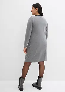 Jerseyklänning i viskos (2-pack), bonprix