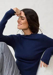 Tröja i utsökt merinoull, bonprix