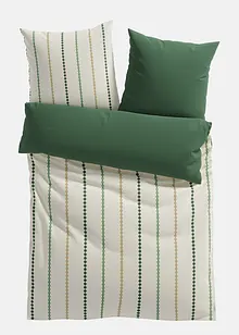 Vändbart påslakanset med randmönster, bonprix