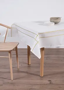 Bordsduk i glansig jacquard, bonprix