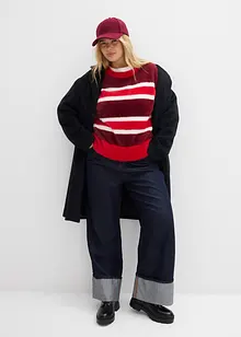 Stickad tröja i oversizemodell, bonprix