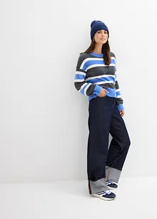 Stickad tröja i oversizemodell, bonprix