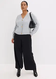 Hålmönstrad cardigan, bonprix